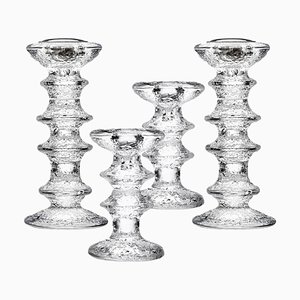 Candelabros de Timo Sarpaneva para IIttala. Juego de 4