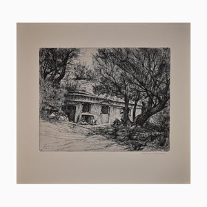 Lino Bianchi Barriviera, Lalibela, Ghiorghis, Etching, 1949
