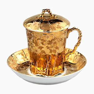 Vergoldeter Tee mit Deckel von Kuznetsov