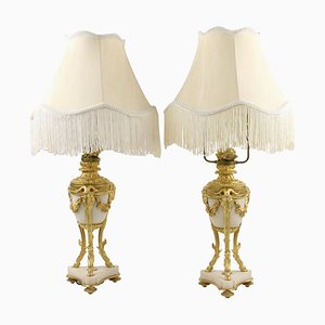 Lámparas de mesa estilo Louis XVI. Juego de 2