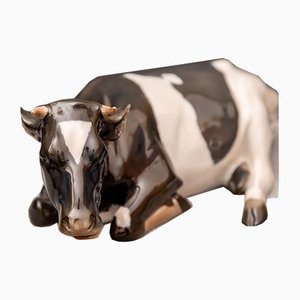 Porcelain Cow Statue from Rosenthal