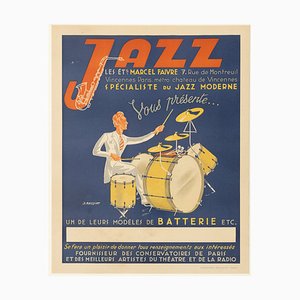 Affiche de Jazz Vintage Publicité