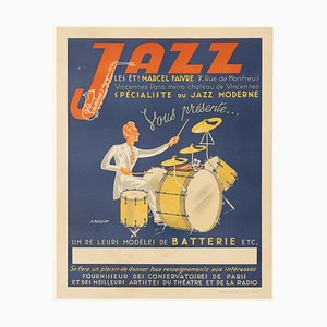 Vintage Jazz Poster Werbung
