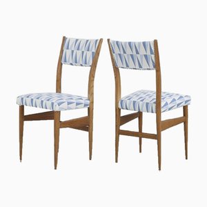 Set of Italian Maple Side Chairs from Gio Ponti, 1950s