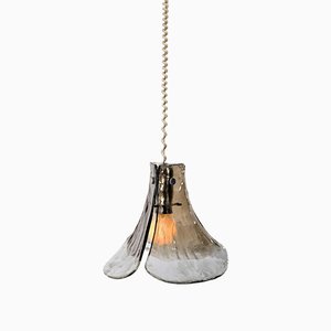 Vintage Murano Glass Flower Lamp from Kalmar Franken