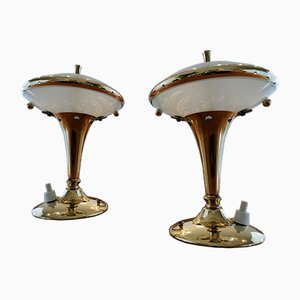 Pietro Chiesa Style Table Lamps from Fontana Arte, 1930s, Set of 2
