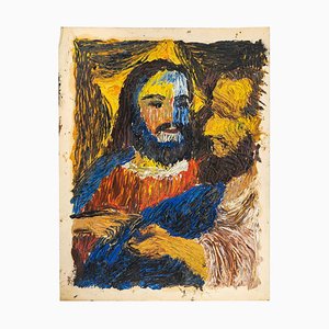 El beso de Judas, óleo sobre lienzo