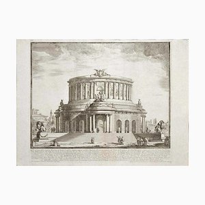 Michelangelo Specchi, Théâtre Romain, Gravure, Moyen-18ème Siècle