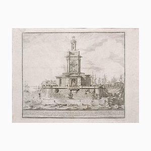 Michelangelo Specchi, The Port of Naples, Etching, Mid-18th Century