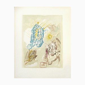 Divine Comedy Paradise 26 - Dante Covers the View by Salvador Dali