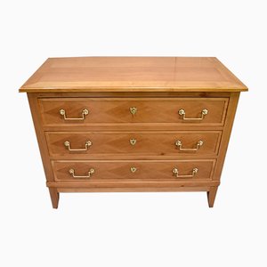 Louis XVI Style Blond Cherry Chest of Drawers, 1910s