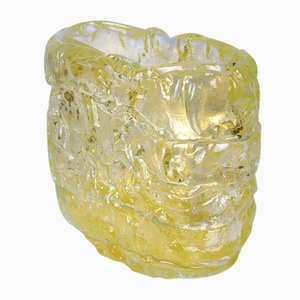 Blattgold 24kt Glasvase von Made Murano Glas, 2021