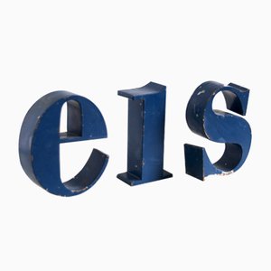 Set di lettere EIS o SIE industriali, Francia, anni '50, set di 3
