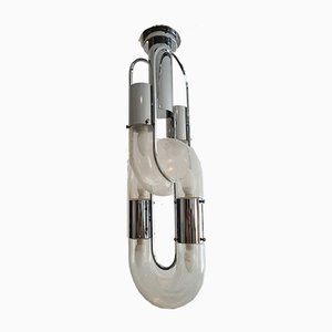 Chrome Ceiling Lamp from Carlo Nason