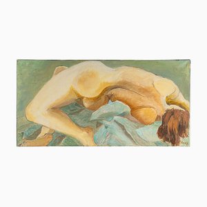 Nude Woman Lying Back, 20th-Century