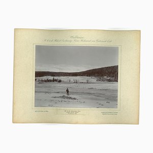 Yellowstone Park, Bassin Geyser Supérieur, Photo Vintage, 1893