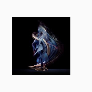 Danseurs abstraits, Dark Blue 1, 2019, Photographie