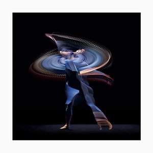Bailarines abstractos, Azul oscuro 3, 2019, Fotografía