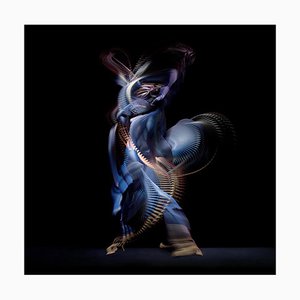 Bailarines abstractos, Azul oscuro 4, 2019, Fotografía