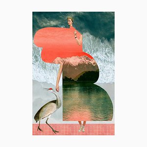 Lámina no 339, Abstracto, Collage, Mar, Olas