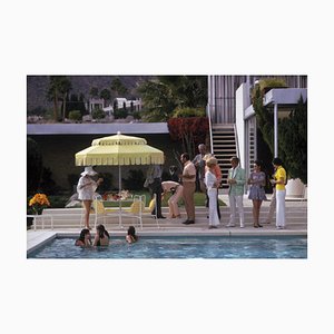 Party am Pool, Slim Aarons, 20. Jahrhundert, Klatsch, Kaufmann House