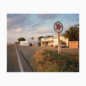 Gasolinera con carretera, Michael Ormerod, 1989