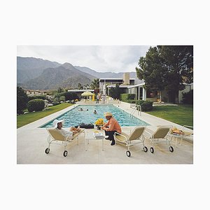 Interruption au Bord de la Piscine, Slim Aarons, 20ème Siècle