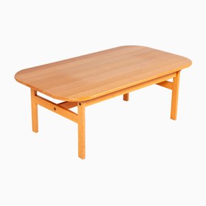 Danish Solid Oak Coffee Table, 1960s