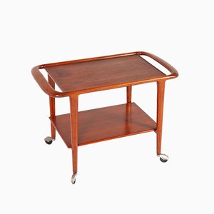 Danish Teak Drinks Trolley by Niels Otto Møller for JL Moller Furniture Factory, 1960s