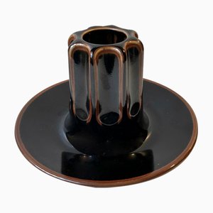 Danish Modern Cigarette Holder and Ashtray from Bing & Grondahl, 1970s