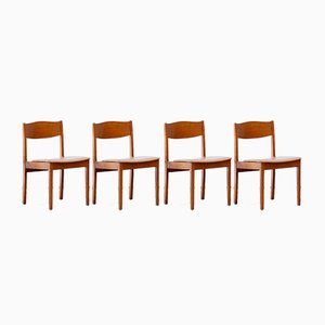 Scandinavian Vintage Chairs, Set of 4