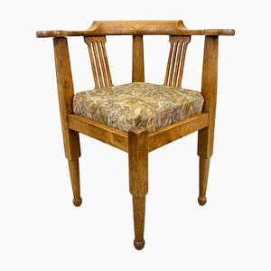 Antique Swedish Oak Side Chair, 19th Century