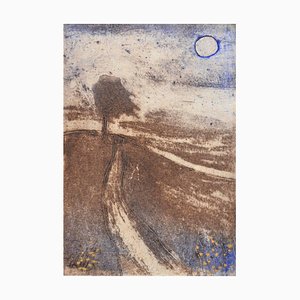 Lonely Road, Grabado contemporáneo de edición limitada, 2017