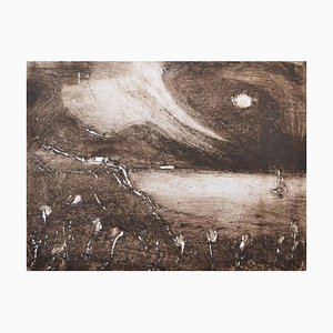 Sepia Seascape, Limited Edition Etching, 2014