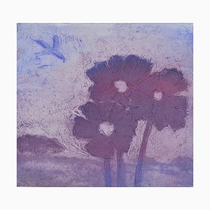 Coquelicots Violets, Edition Limitée Contemporaine, 2017