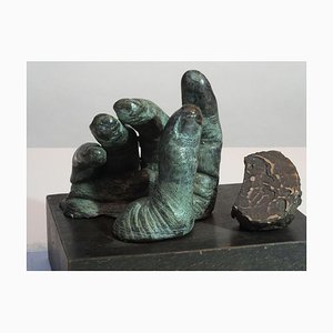 Digilith, Sculpture Contemporaine en Bronze Coulé, 2018