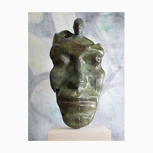 Reflected Self, Contemporary Bronze Bronzeskulptur, 2020