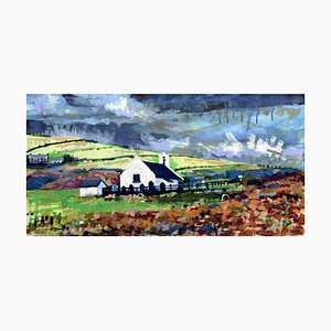 Eglwys y Grog, Mwnt: Contemporary Landscape Oil Painting, 2017, Gran Bretagna
