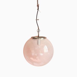 Mid-Century Italian Globe Ceiling Lamp by Venini, 1960s