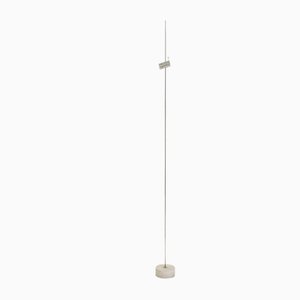 Model 387 Floor Lamp with Height-Adjustable Diffuser by Tito Agnoli for Oluce, 1950s
