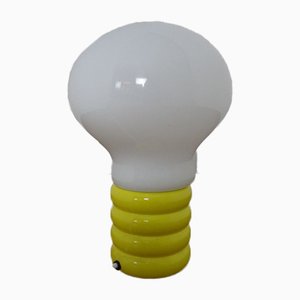 Lampe Bulb Jaune en Verre Opalin par Ingo Maurer pour M Design, Allemagne, 1960s