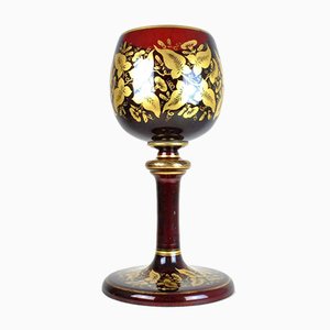Bicchiere in cristallo di Rubino, XIX secolo