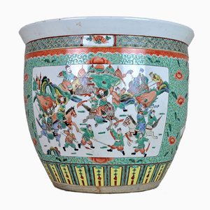 20th Century Chinese Porcelain Fish Bowl