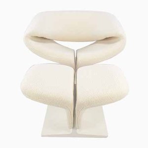 Ribbon Chair & Fußhocker von Pierre Paulin für Artifort, 1960er, 2er Set