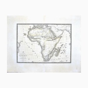 Map of Africa by C. Brue, 1820