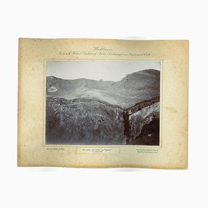 Inconnu - The Fujiama Krater - Photo Vintage Originale - 1893 par Prince