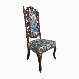 19th Century Carved Mahogany Side Chair