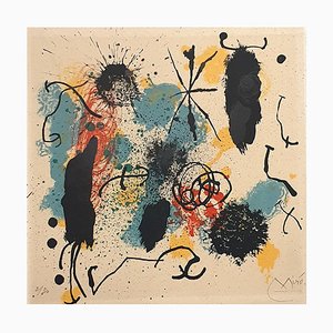 Joan Miro - I Work Like a Gardener - Litografia - 1964