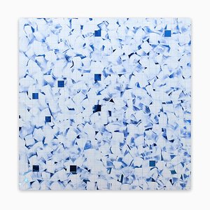 Azul, (Pintura abstracta), 2016