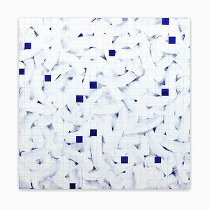 Azul intenso, (Pintura abstracta), 2016